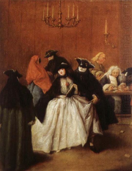 Pietro Longhi Masks in the Foyer china oil painting image